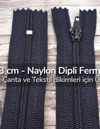 13 Cm Naylon Cep Fermuarı Dipli -  NC0013T5