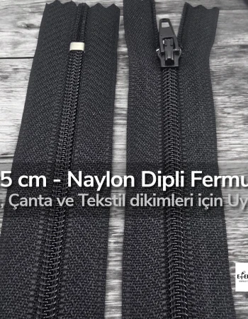 15 Cm Naylon Cep Fermuarı Dipli -  NC0015T5