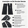 16 cm Special Handle Nylon Pocket with Zipper Bottom - NC0016T5Ö