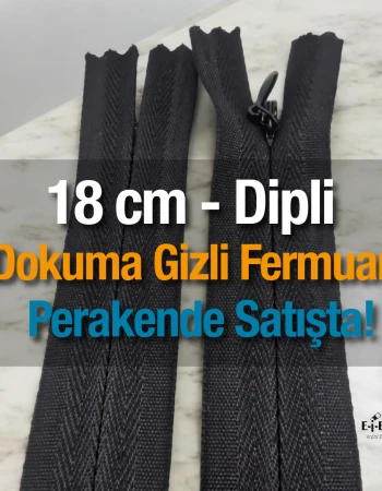 18 cm Dokuma Tül Fermuar -  NC0018DTUL
