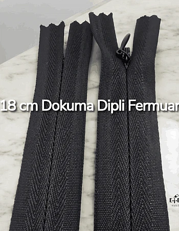 18 cm Dokuma Tül Fermuar -  NC0018DTUL