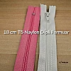 18 cm Nylon Pocket Zipper - Bottom Closure - NC0018T5