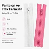 18 Cm Naylon Cep Fermuarı -  Dipli - NC0018T5
