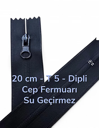 20 cm TPU Combi Su Geçirmez Fermuar NC0020SG