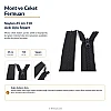 65 cm Tip 10 Naylon Mont Fermuarı Açık Uçlu Separe | Ceket ve Mont İçin | NC0065T10