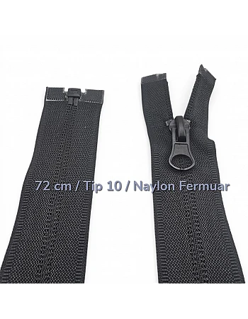 72 cm Nylon Jacket Zipper Open End (Separate) - NC0072T10