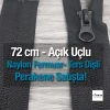 72 Cm Naylon Mont Fermuarı Açık Uçlu (Separe)  -  NC0072T10