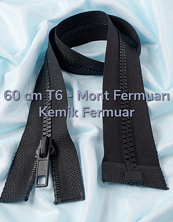 60 Cm Kemik Mont Fermuarı Açık Uçlu (Separe)  -  PR0060T6