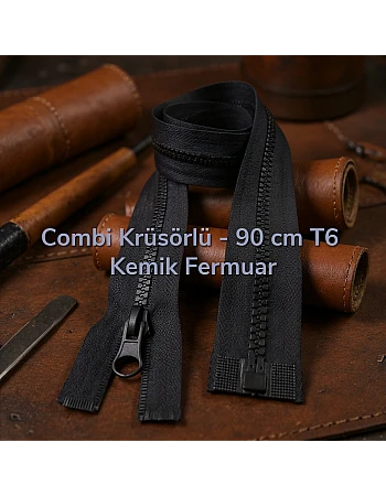 90 Cm Kemik Mont Fermuarı Açık Uçlu (Separe)  -  PR0090T6
