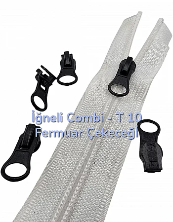 İğneli Combi Fermuar Çekeceği T 10 - KRSCT10