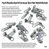 N3 / #3 Single-Pull Nylon Zipper Slider – Nickel Zamak KRSTT5