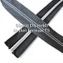 Nylon Silver Tooth Coloured Tape Zipper #3 - SRTNYLGT5