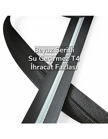 Waterproof White Striped Zipper TPU T 4 - SRTSGOT4