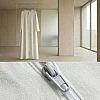 160 cm 62.99" T5 White Nylon Open-End Zipper | For Abayas, Overcoats and Long Coats | ZP00160T5