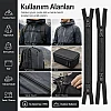 7 Adet Su Geçirmez Fermuar Seti – Outdoor, Mont, Çanta ve Teknik Tekstil İçin - ST-0004T5