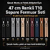Çocuk Montu ve Yelek Atölyeleri İçin 47 cm Renkli T10 Separe Fermuar Seti – 10 Adet - ST-0007T10