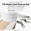 Nylon Tape Zipper Set #5 for Bags, Cases, and Workshops - 100 Metres + 50 Sliders - ST-0009T10-100M50C