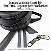 T10 TPU Waterproof Zipper Tape Set for Outdoor and Technical Textiles – 10 Meters + 10 Sliders - ST-0010