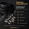 Outdoor ve Teknik Tekstil İçin T10 TPU Su Geçirmez Şerit Fermuar Seti – 10 Metre + 10 Çekecek - ST-0010