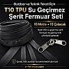 Outdoor and Technical Textile #5 TPU Waterproof Zipper Tape Set – 10 Metres + 10 Sliders - ST-0010