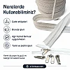 100m long durable #5 chunky tape zipper set with 50 sliders included.
