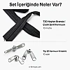 #10 Nylon Zipper Chain Set for Tarpaulin & Tent Work – 10 m / 32.81 ft + 10 Sliders ST-0013