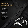 10 metre uzunluğunda T20 naylon fermuar ve 10 sağlam çekmece içeren set.