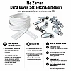 Atölyeler İçin Tip 10 Naylon Şerit Fermuar Deneme Seti – 10 Metre + 10 Tek Elcikli Kürsör ST-T10T-NAYLON-10M10C
