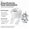 Kırlent ve Yastık Kılıfları İçin Tip 5 Naylon Şerit Fermuar Üst Seviye Seti – 200 Metre + 400 Tek Elcikli Kürsör ST-T5T-NAYLON-200M400K