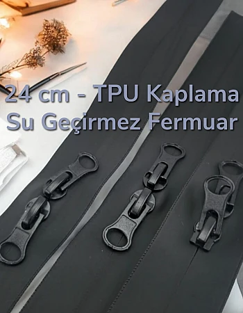 Su Geçirmez 24 cm  Fermuar P00024PRC