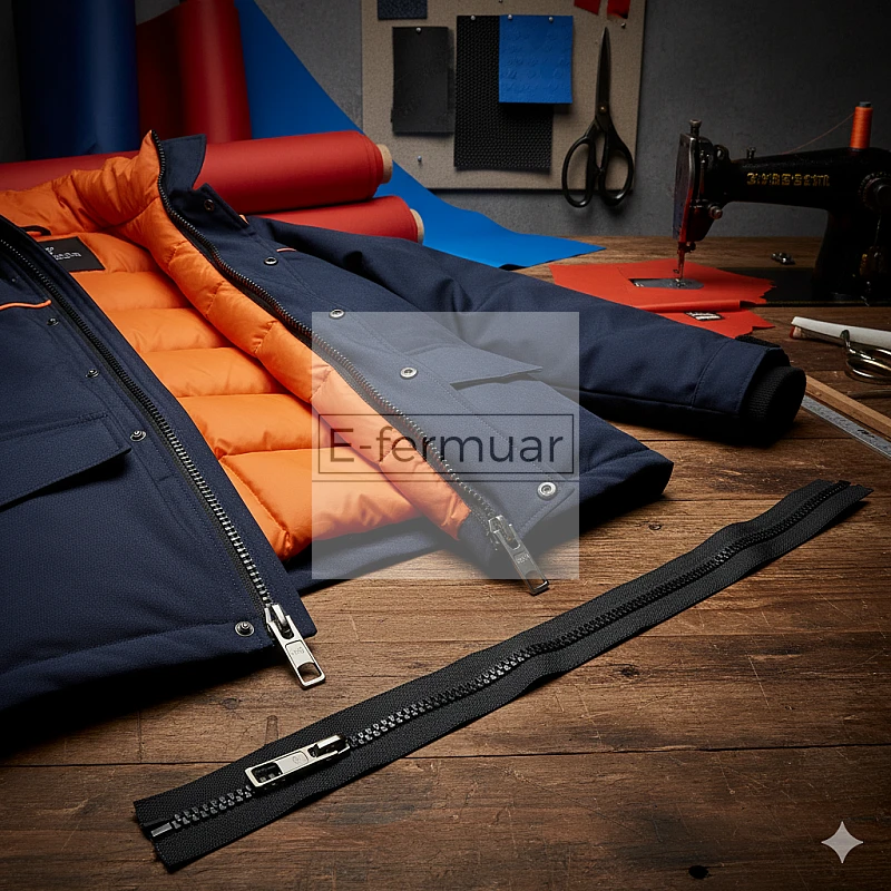 100 cm Naylon Fermuar Tip 10 Açık Uçlu - Separe ZPS0100T10
