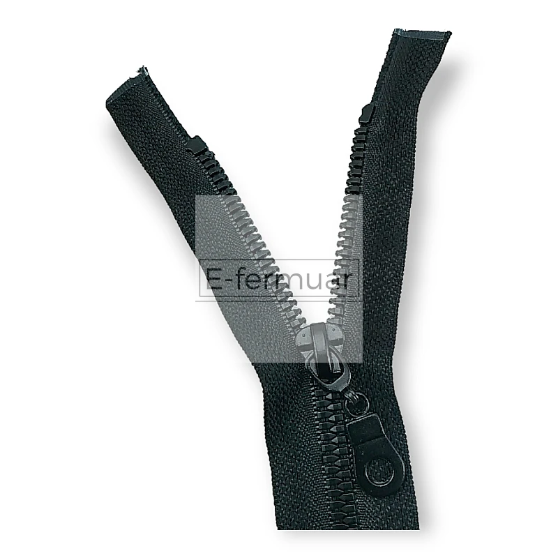unisex Kemik Fermuar 65 cm T6 Timsah Diş Açık Uçlu - Separe ZPK0065T6TM