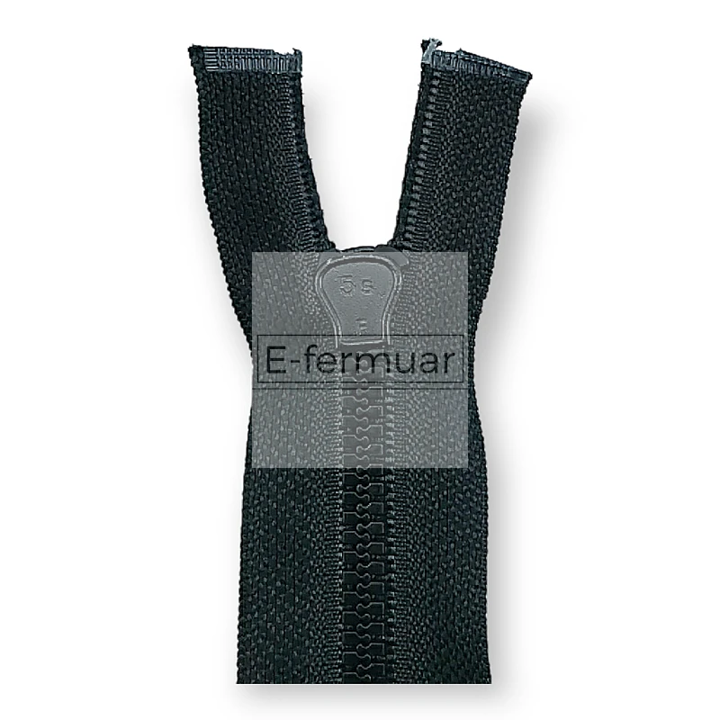 unisex Kemik Fermuar 65 cm T6 Timsah Diş Açık Uçlu - Separe ZPK0065T6TM