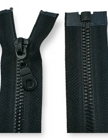 Molded Plastic Jacket Zipper 65 Cm #6 25,60" With Corn Teeth Separated ZPK0065T6TM