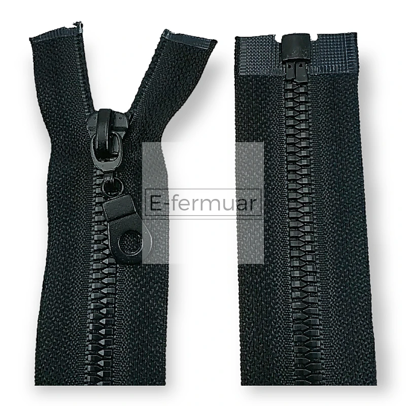 unisex Kemik Fermuar 65 cm T6 Timsah Diş Açık Uçlu - Separe ZPK0065T6TM