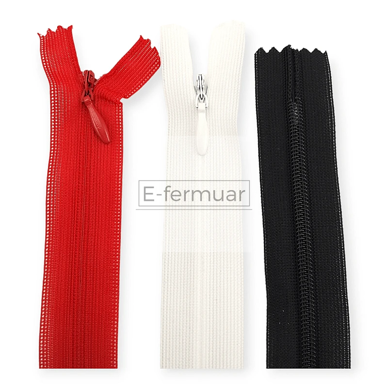 Gizli Fermuar 18 cm Tül Elbise ve Etek Fermuarı ZPG0018TUL Gizli Fermuar 18 cm Tül Elbise ve Etek Fermuarı ZPG0018TUL