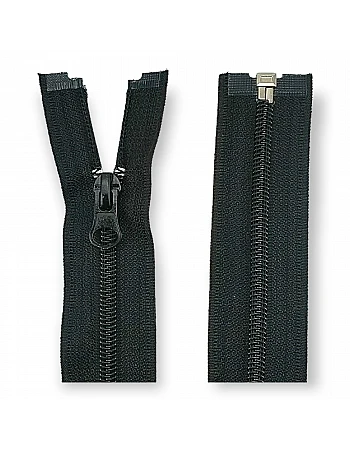 40 cm #5 15,75" Nylon Coil Jacket Zipper Open End - Separating ZPS0040T10