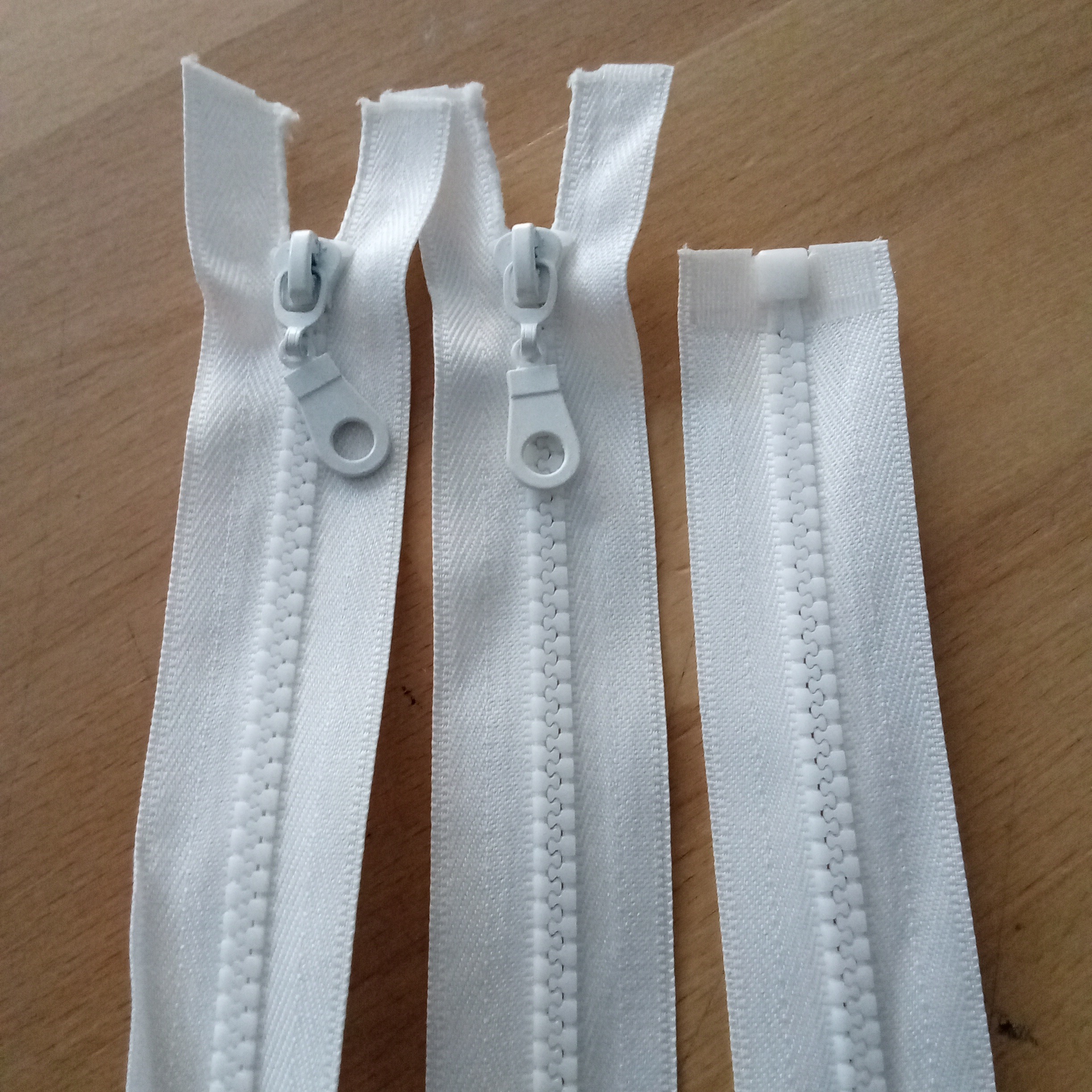 28 cm  Kalın Dişli Kemik Fermuar T6 Açık Uçlu - Separe  ZPHSN0028T6