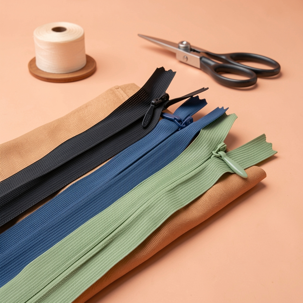 Gizli Fermuar 35 cm Tül Elbise ve Etek Fermuarı ZPHSN0035TUL