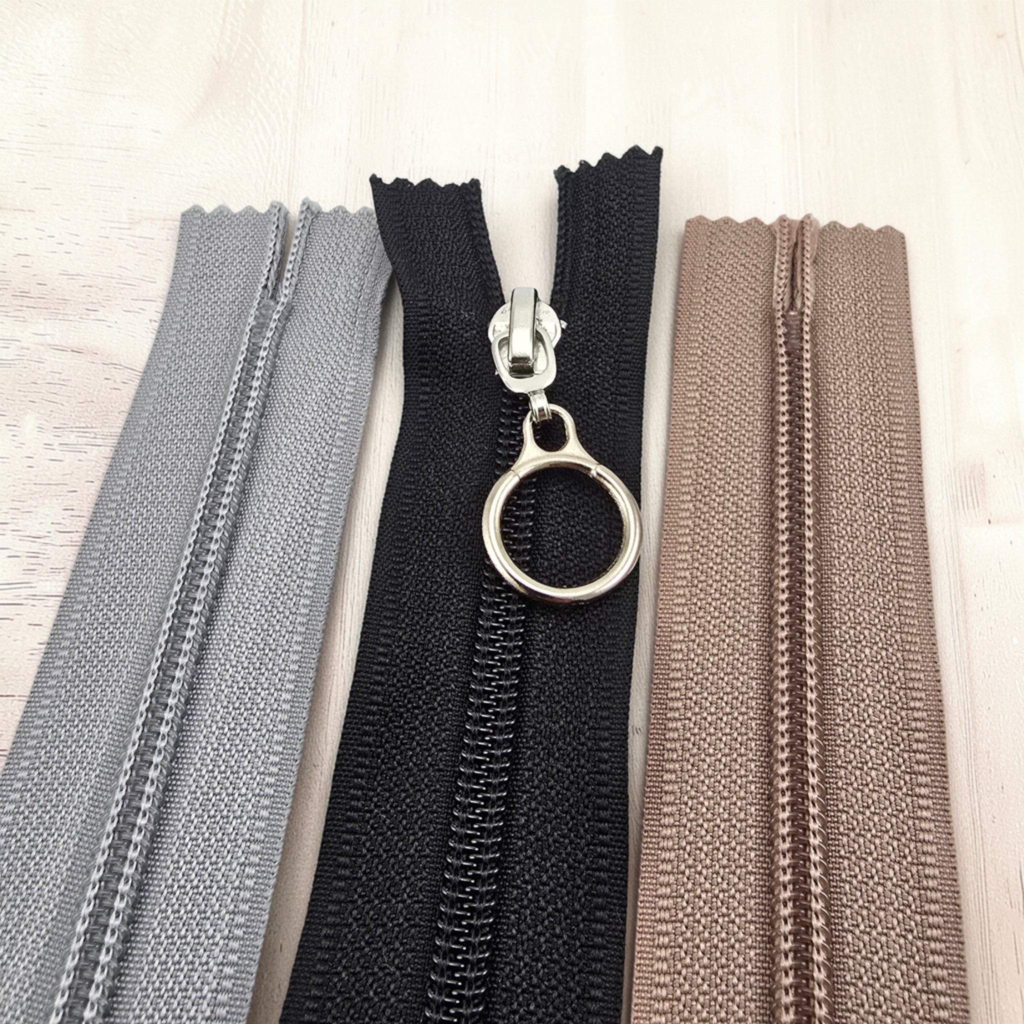 37 cm T10 Naylon Dipli Mont Fermuarı – Kalın Dişli Dayanıklı Model - ZPHSN0037T10