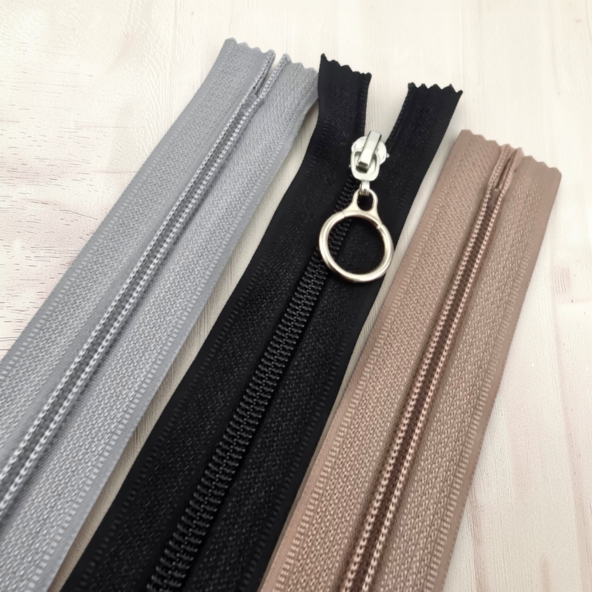 37 cm T10 Naylon Dipli Mont Fermuarı – Kalın Dişli Dayanıklı Model - ZPHSN0037T10