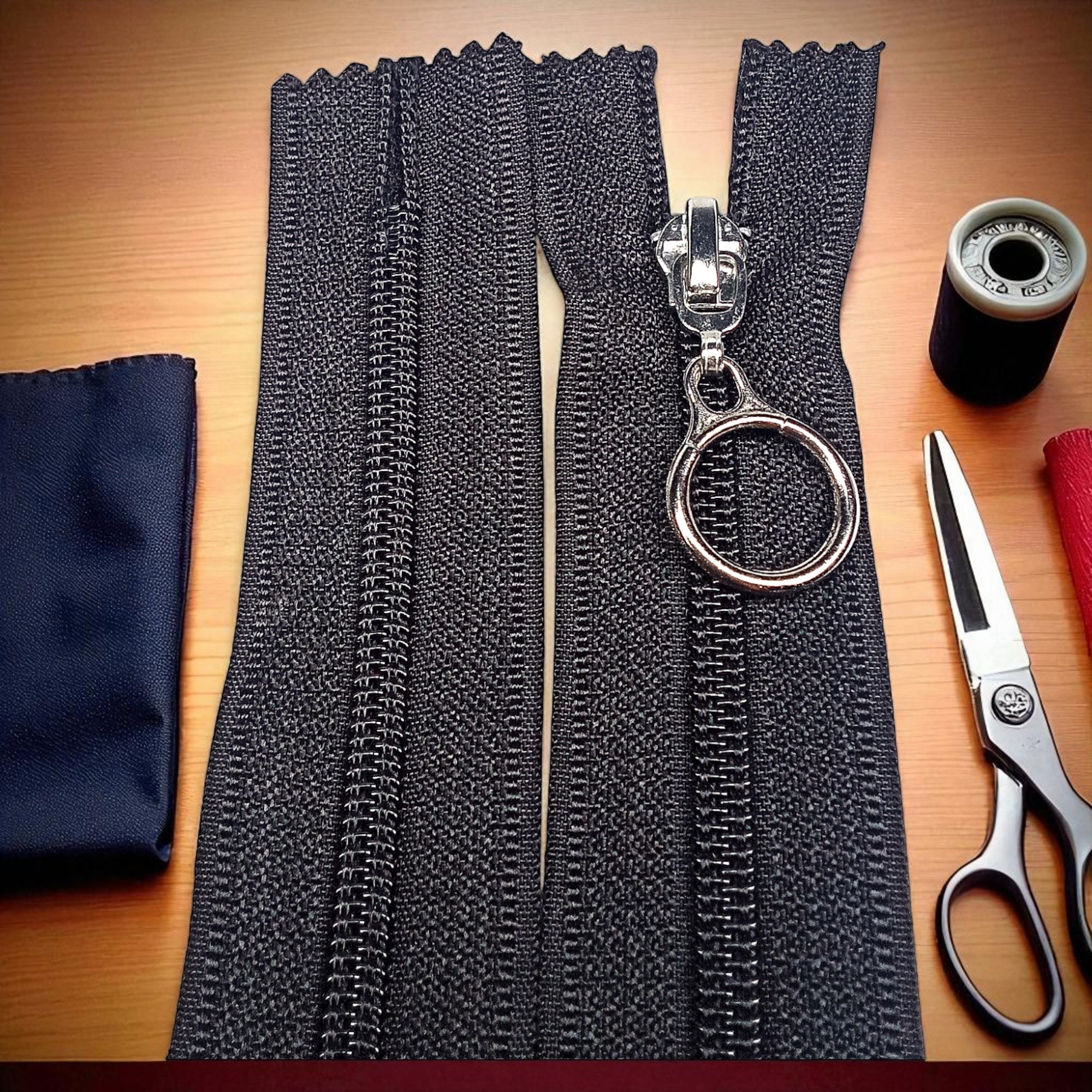 Çanta Fermuarı Halka Elçikli T10 37 cm - Dipli ZPHSN0037T10