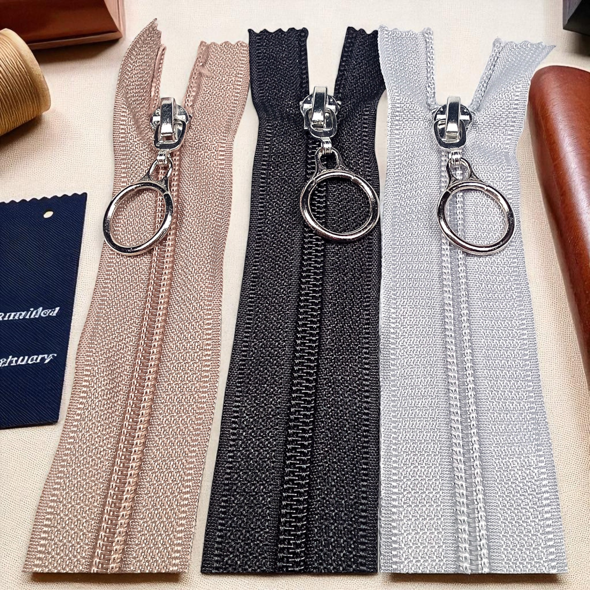 Çanta Fermuarı Halka Elçikli T10 37 cm - Dipli ZPHSN0037T10