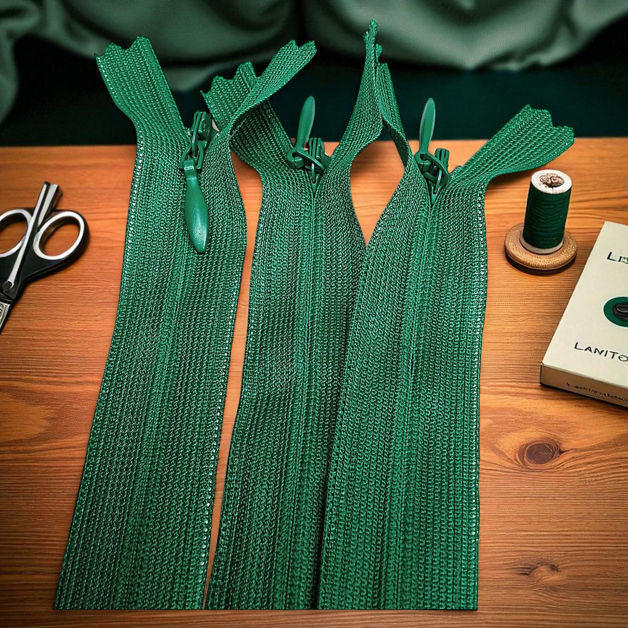 Gizli Fermuar 40 cm Tül Elbise Fermuarı ZPHSN0040TUL