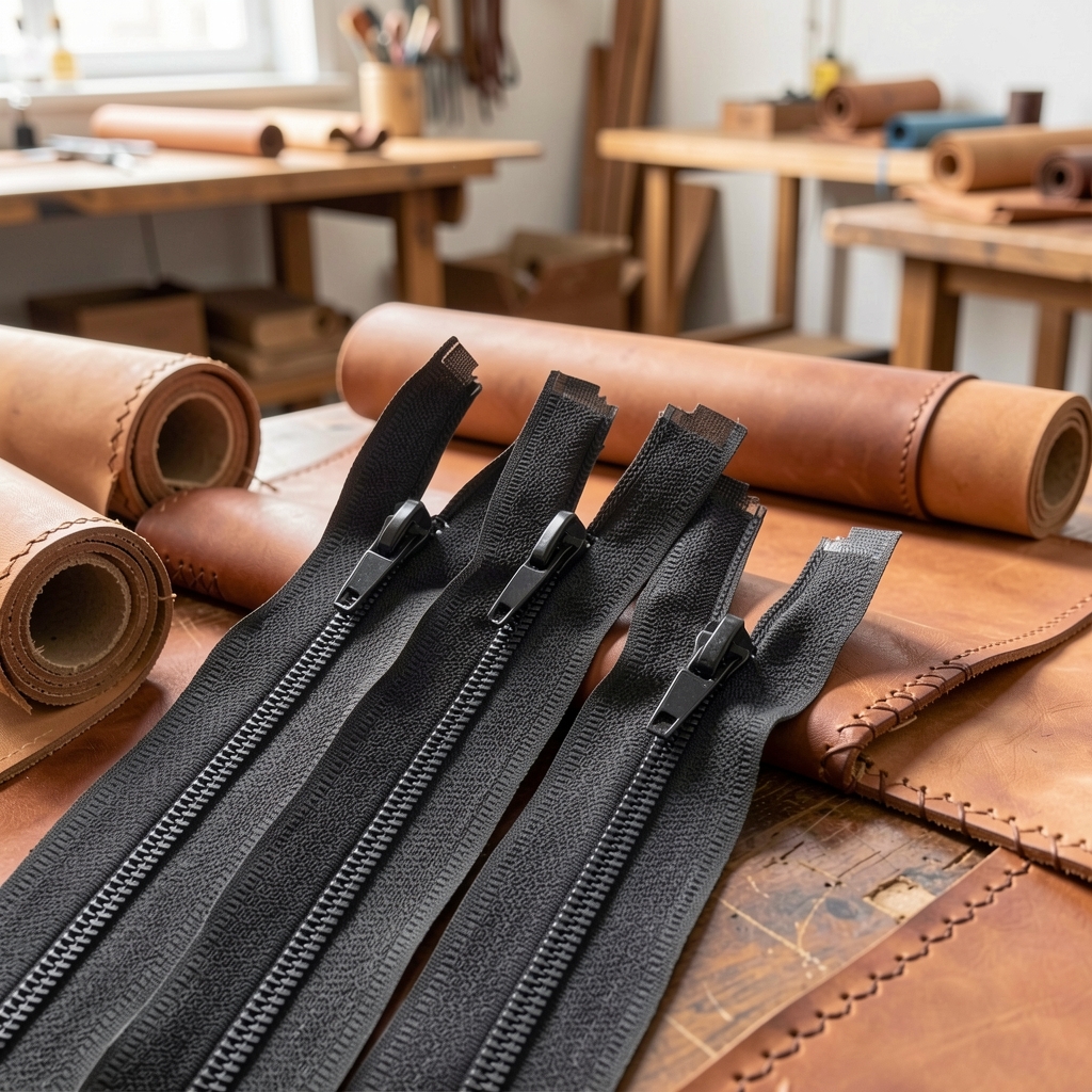 45 cm uzunluğundaki naylon mont fermuarı, açık uçlu tasarımıyla pratik kullanım sunar.