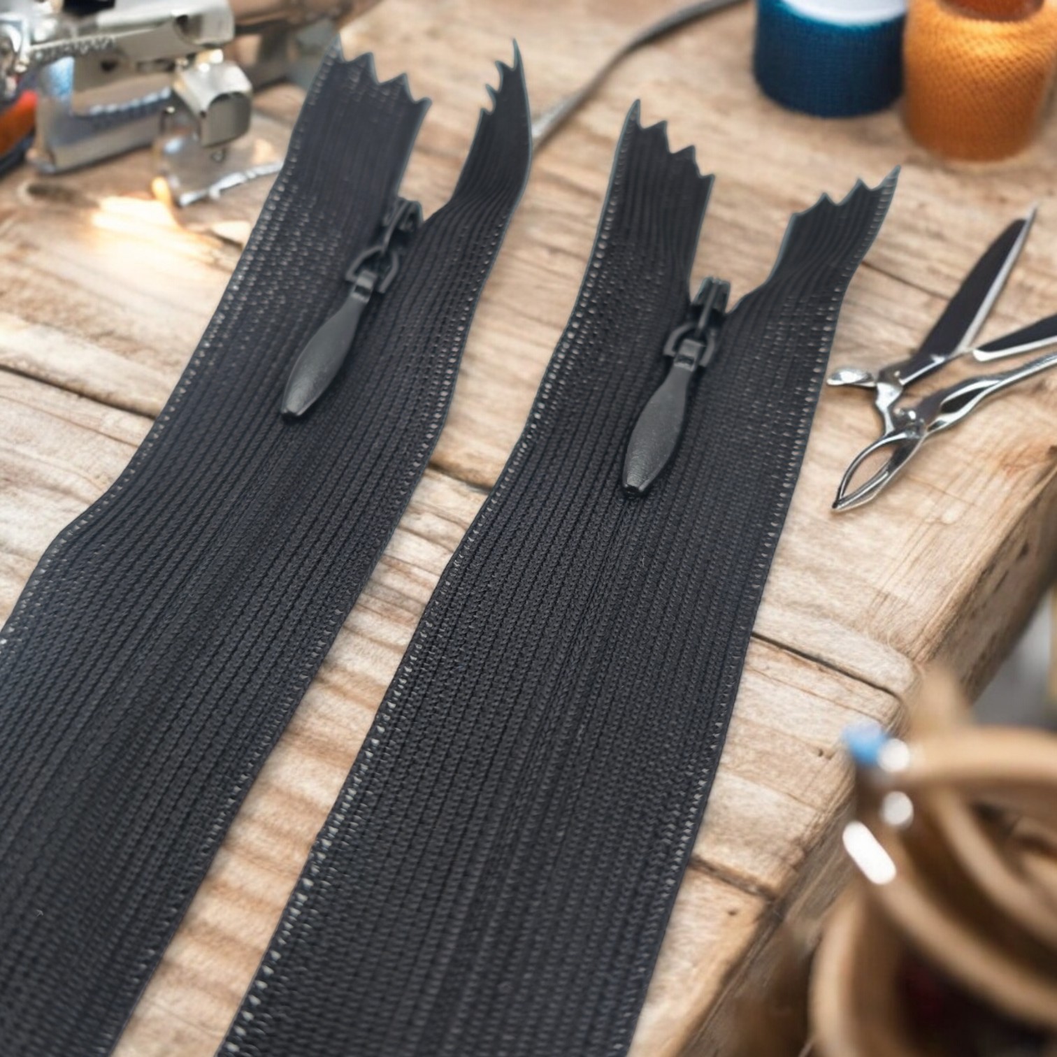 Concealed Zipper 50 cm Tulle Dress and Evening Gown ZPHSN0050TUL