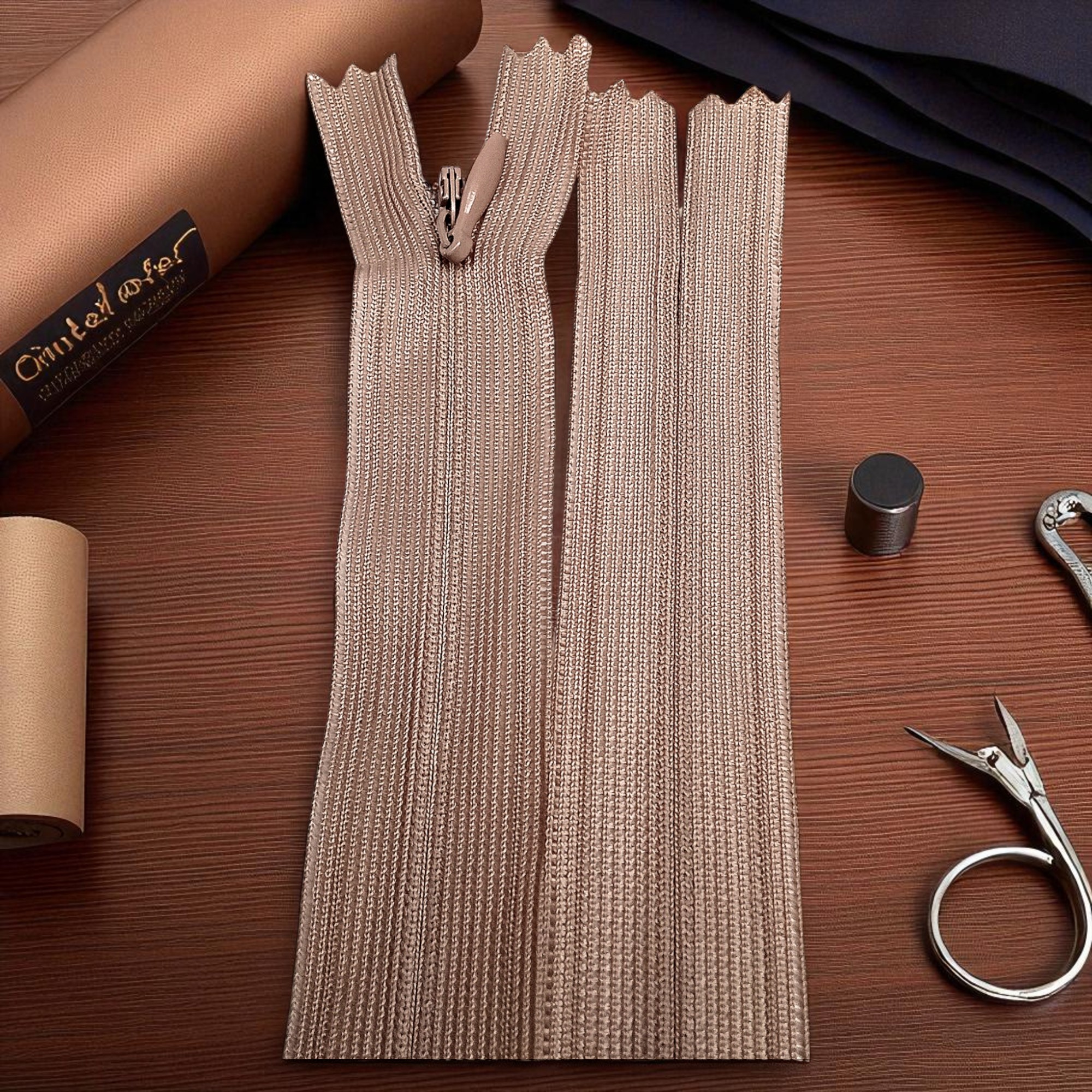 Concealed Zipper 60 cm Dress, Evening Gown Zipper ZPHSN0060TUL