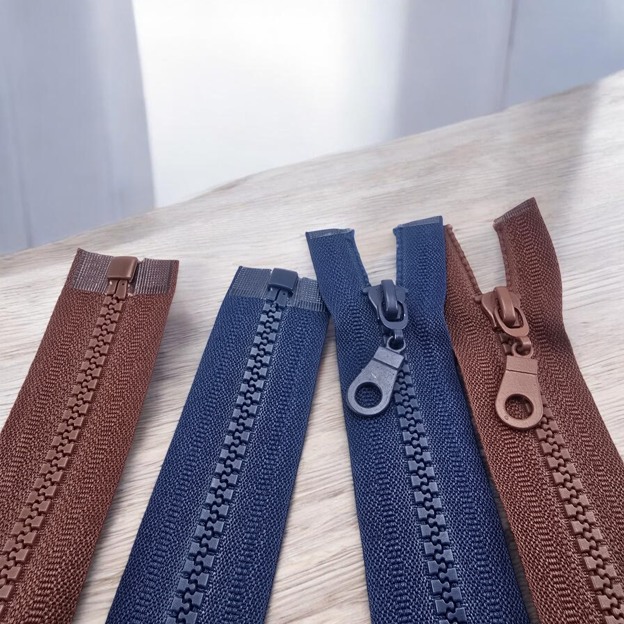 70 cm T6 Kemik Dişli Separe Fermuar – Açık Uçlu Mont, Ceket ve Kaban Fermuarı