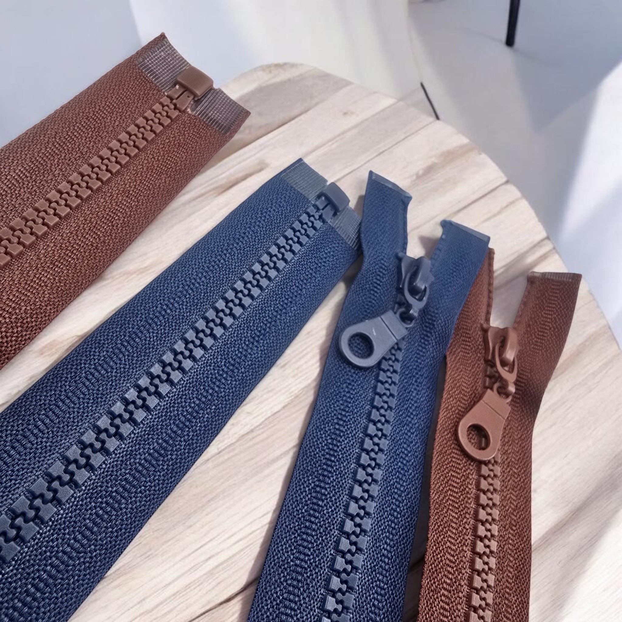 70 cm T6 Kemik Dişli Separe Fermuar – Açık Uçlu Mont, Ceket ve Kaban Fermuarı