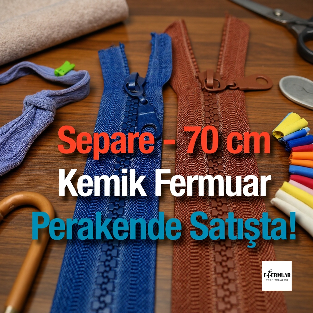 Jacket Zipper 70 cm - 0,76 yrd #6 Chunky Zıpper Open End Separable ZPHSN0070T6